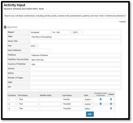 How to manually add a new entry into ‘Research: Scholarly and Creative ...